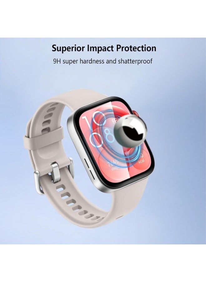creen Protector For Huawei Watch Fit 3, 3D Curved Soft Edge Protective Film [Anti-Scratch] [Bubble Free] [Ultra Shatterproof] [High Sensitive] (Not Glass) - Image 4